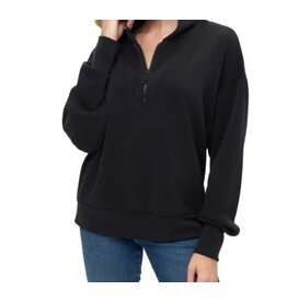 Ariella Black hoodie with zipper