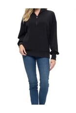 Ariella Black hoodie with zipper