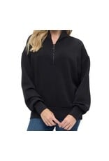 Ariella Black hoodie with zipper