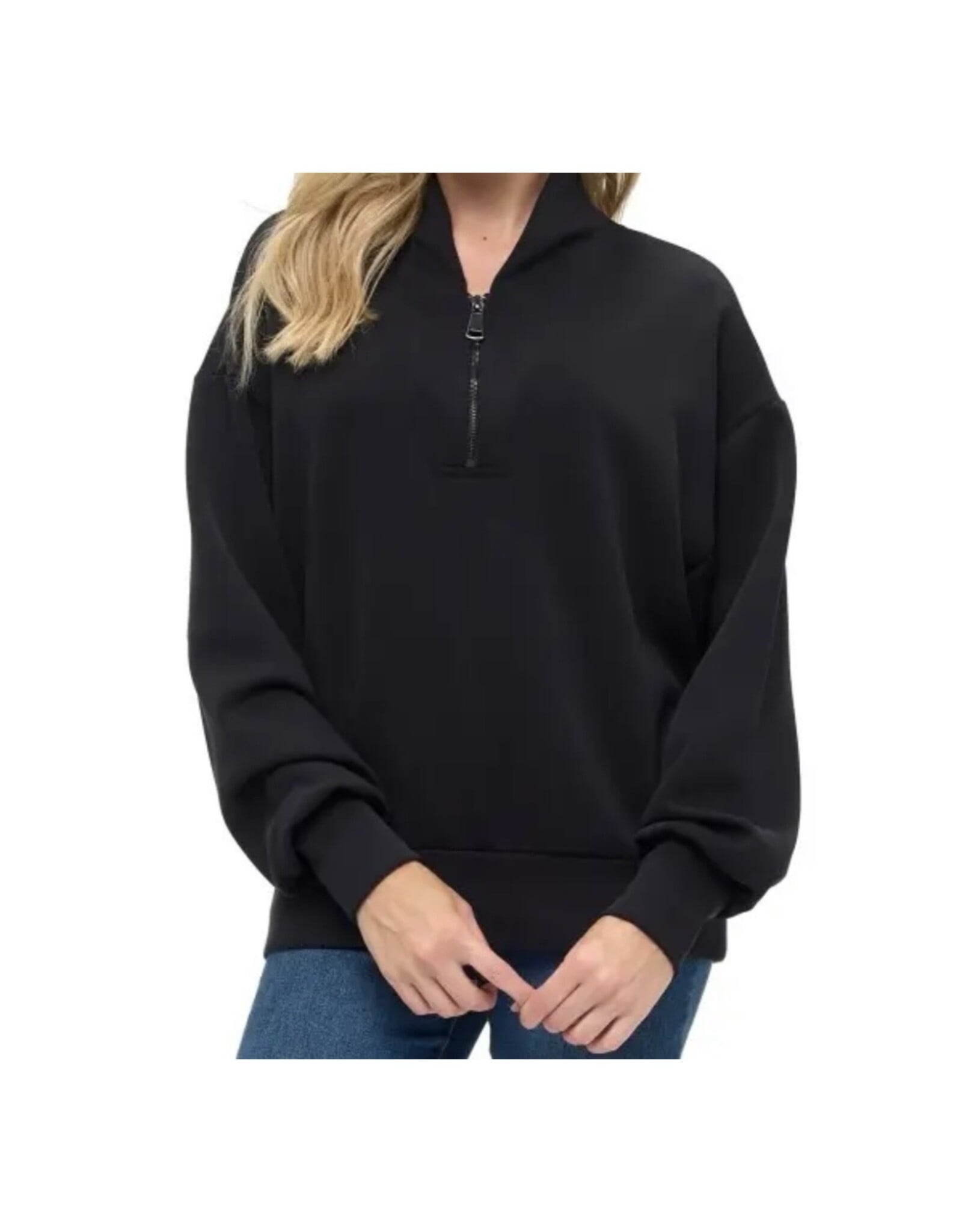 Ariella Black hoodie with zipper