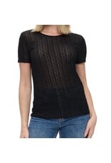 Ariella Black sheer lightweight top