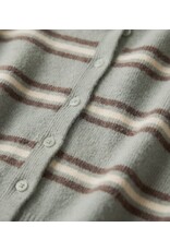 ZSupply Medina Stripe Cardigan Aqua Cloud