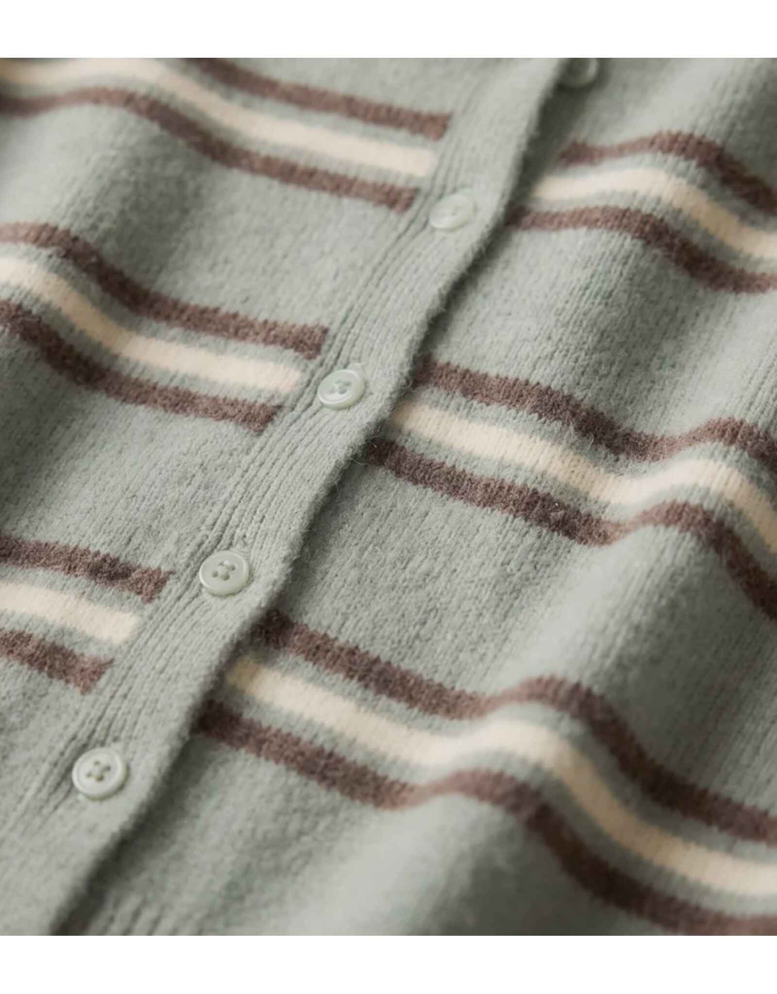 ZSupply Medina Stripe Cardigan Aqua Cloud