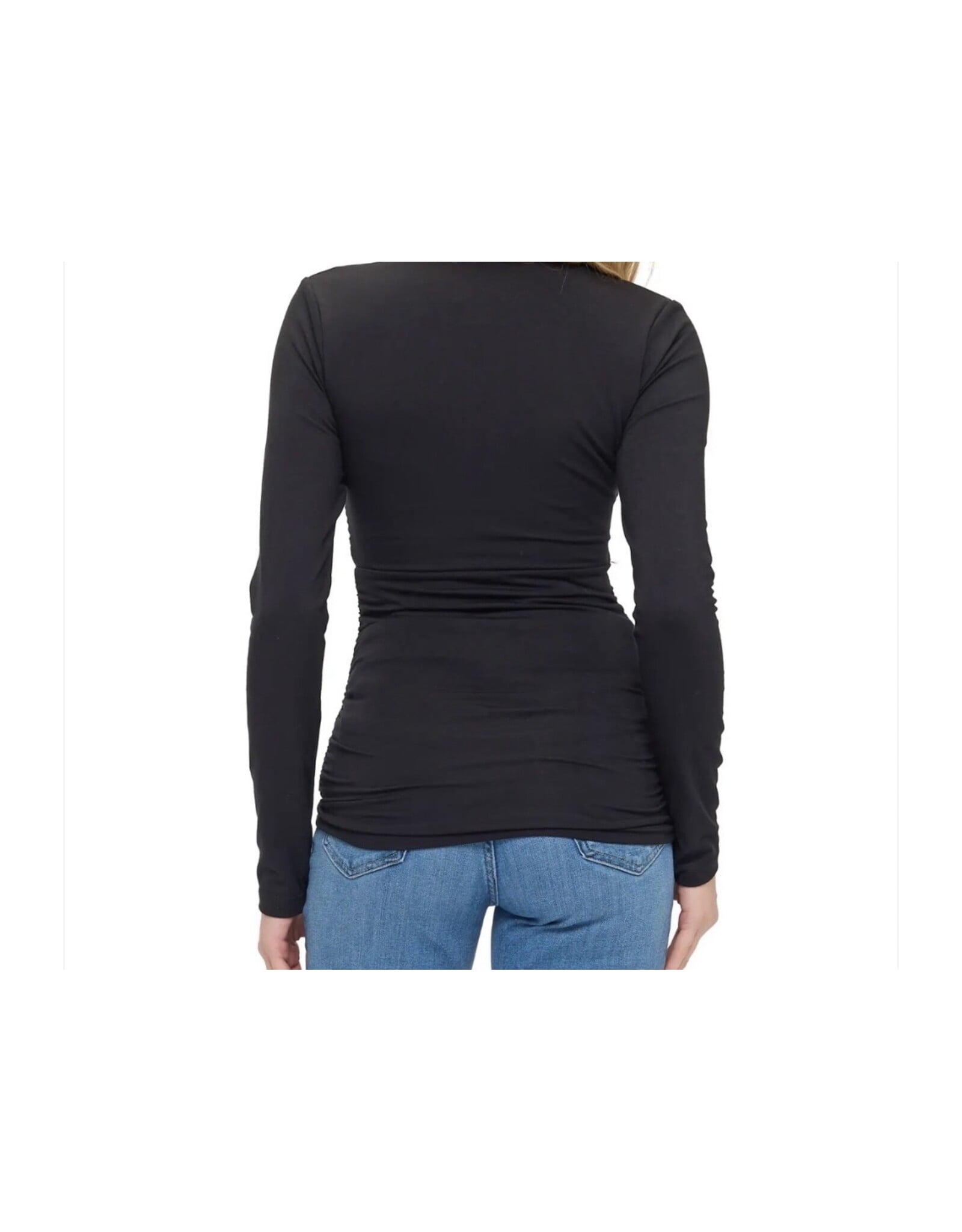 Ariella Ariella black plunge top