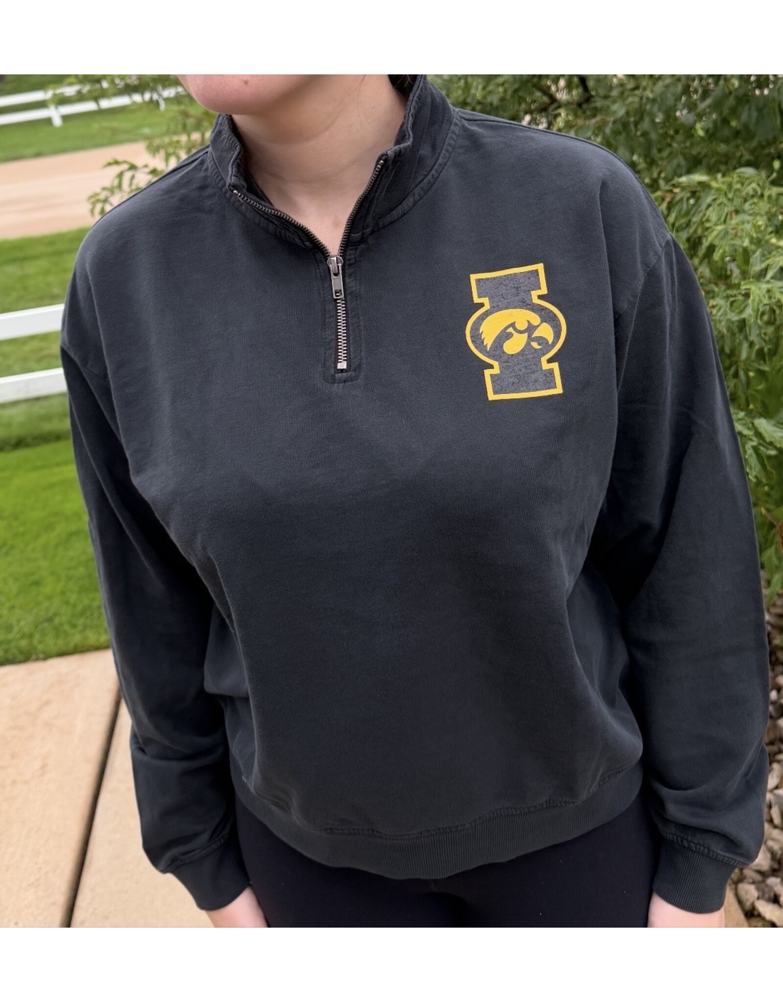 Iowa Hawkeye 1/4 zip sweatshirt