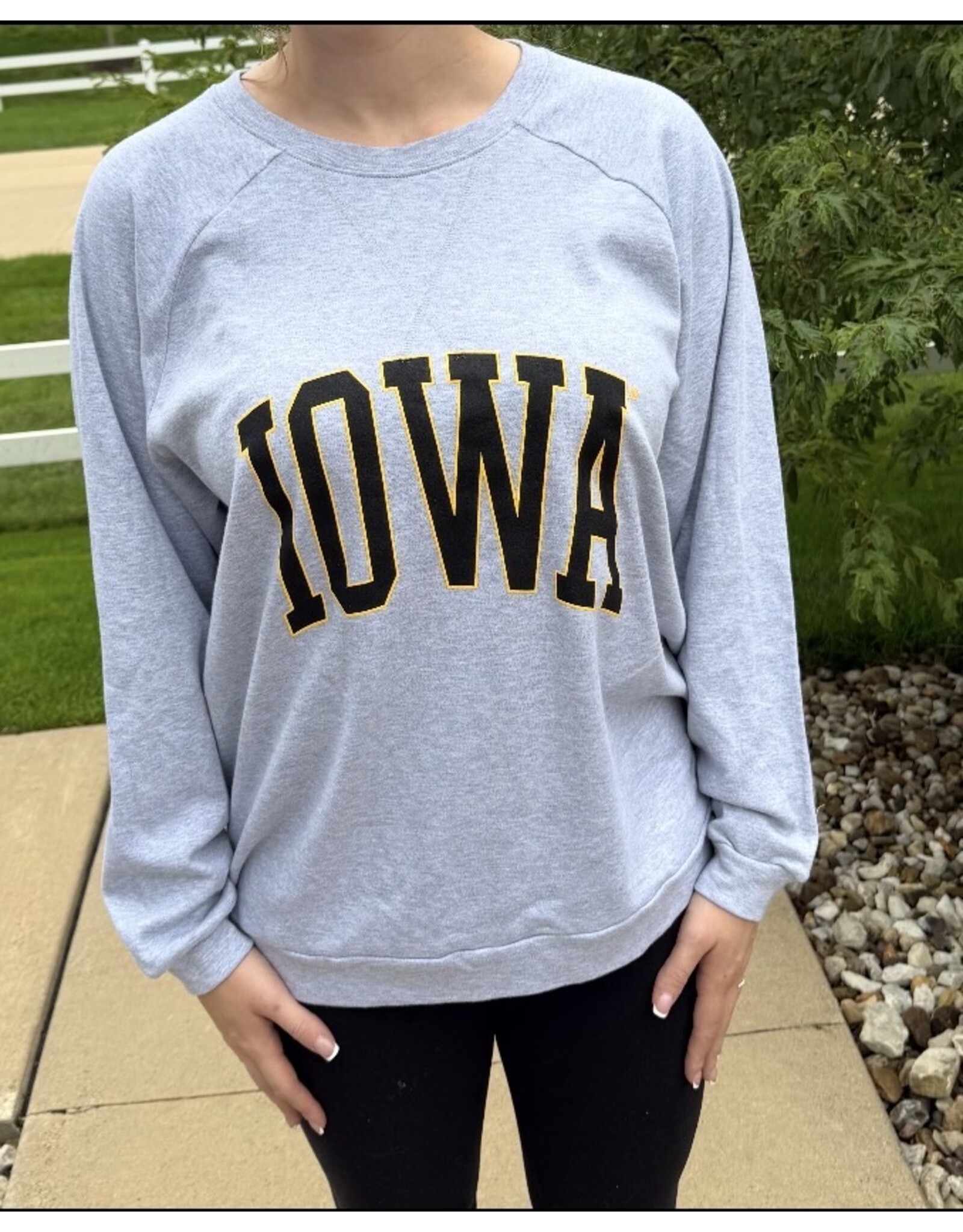 IOWA gray sweatshirt