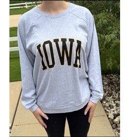 IOWA gray sweatshirt