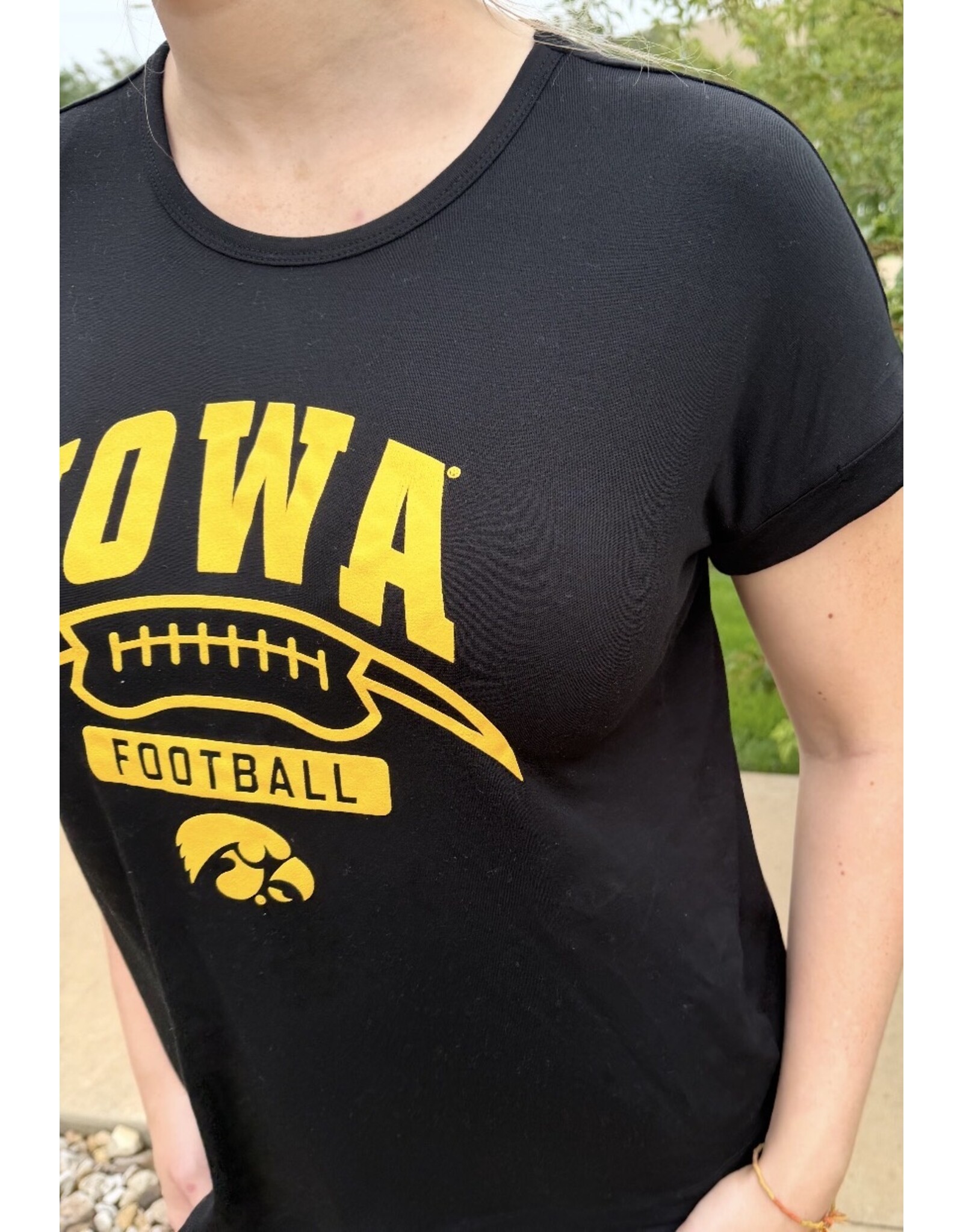 IOWA football tee