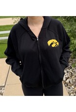Hawkeye black zip hoody sweatshirt