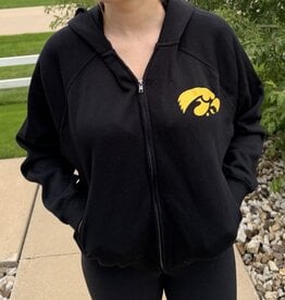 Hawkeye black zip hoody sweatshirt