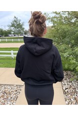 Hawkeye black zip hoody sweatshirt