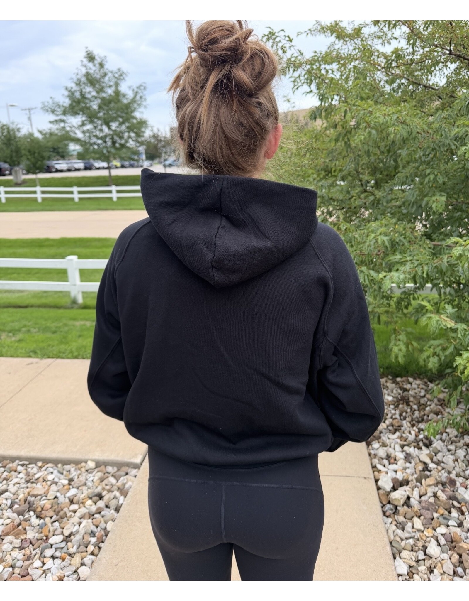 Hawkeye black zip hoody sweatshirt