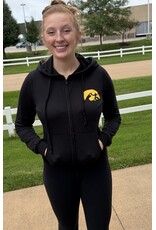 Hawkeye black lightweight full zip hoody