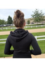 Hawkeye black lightweight full zip hoody