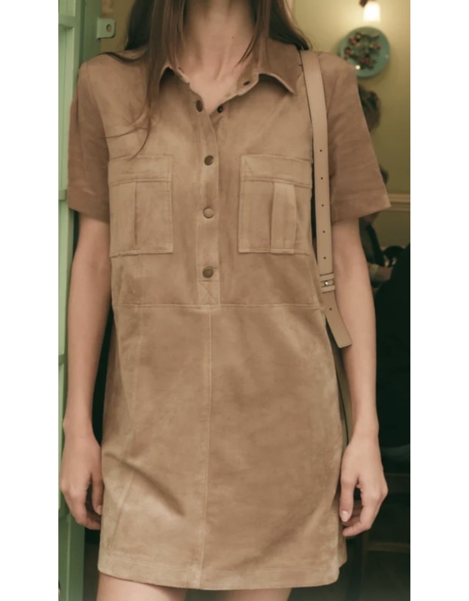 ZSupply ZSupply Leone Suede Mini Dress