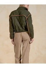 Elan Elan Puffer Jacket w/ Corduroy Trim