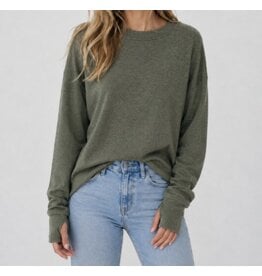 Wasabi hacci slub l/s crew