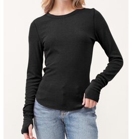 Wasabi heavy baby rib l/s top