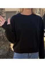 Wasabi techno cupro l/s thumbhole top Black