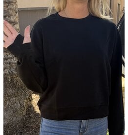 Wasabi techno cupro l/s thumbhole top Black