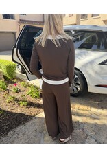 Wasabi Baby Rib Palazzo Pants