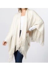 Gorgeous light metallic poncho