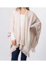 Gorgeous light metallic poncho