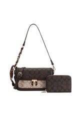 Trendy two tone contrast purse/wallet