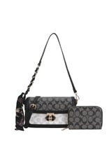 Trendy two tone contrast purse/wallet