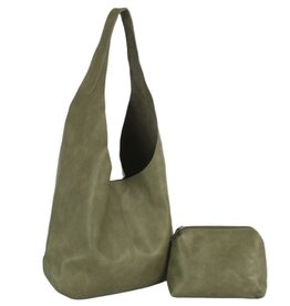 Hobo Bag w/Zipper Pouch
