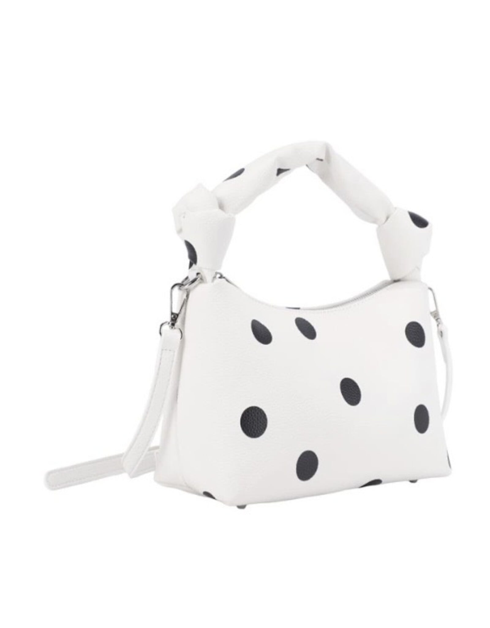 Polka Dot Handle Crossbody