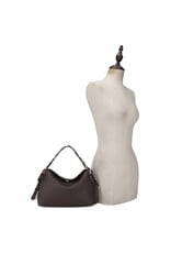 Textured Handle Scarf Shoulder Crossbody