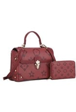 2 in 1 Pattern Texture Satchel