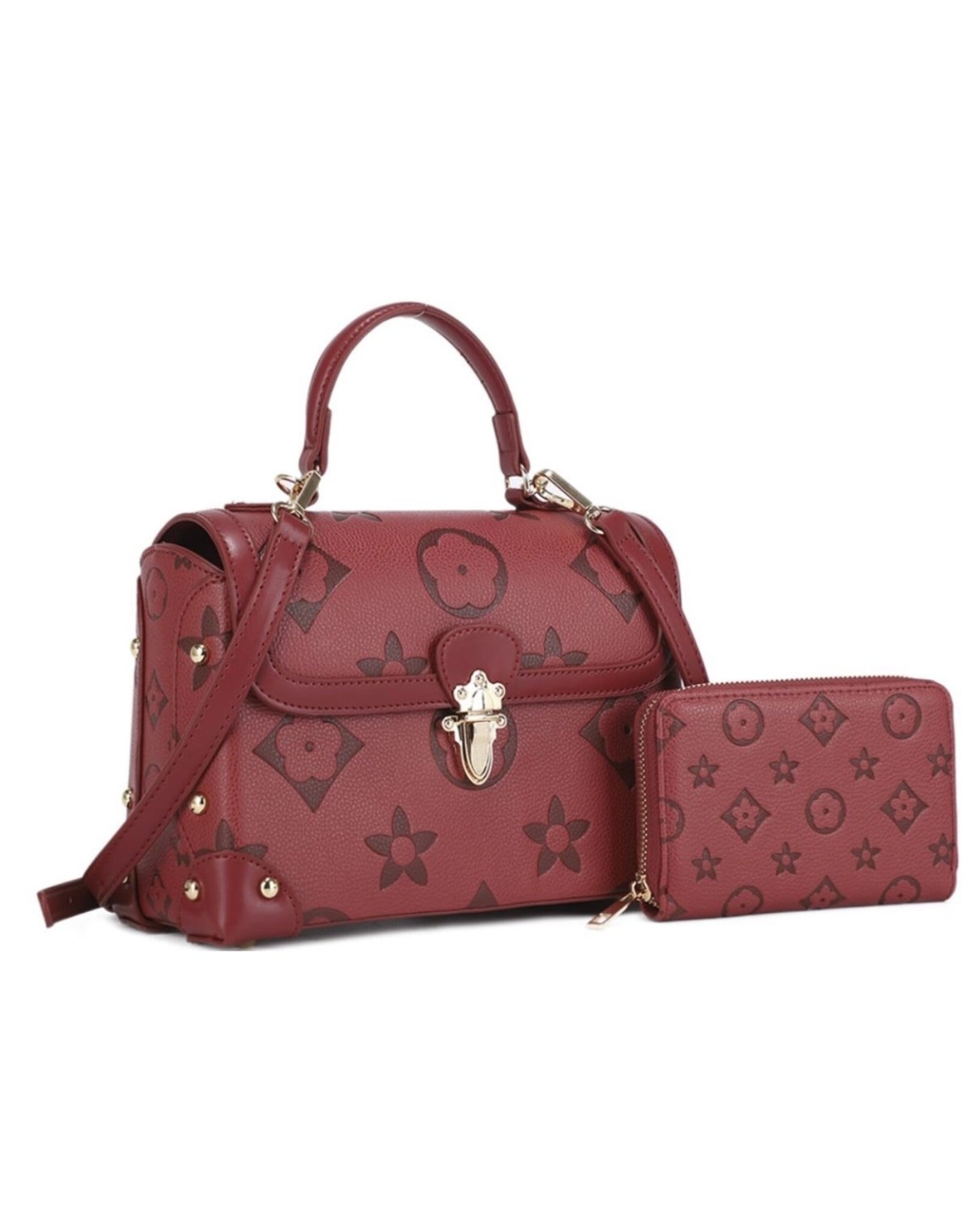 2 in 1 Pattern Texture Satchel
