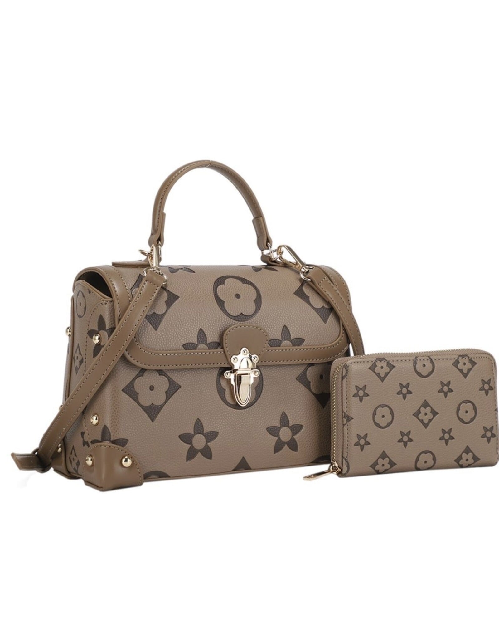 2 in 1 Pattern Texture Satchel