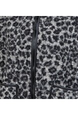 Leopard Vest with Hood