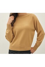 mustard seed Mustard Seed Rib Boatneck Sweater