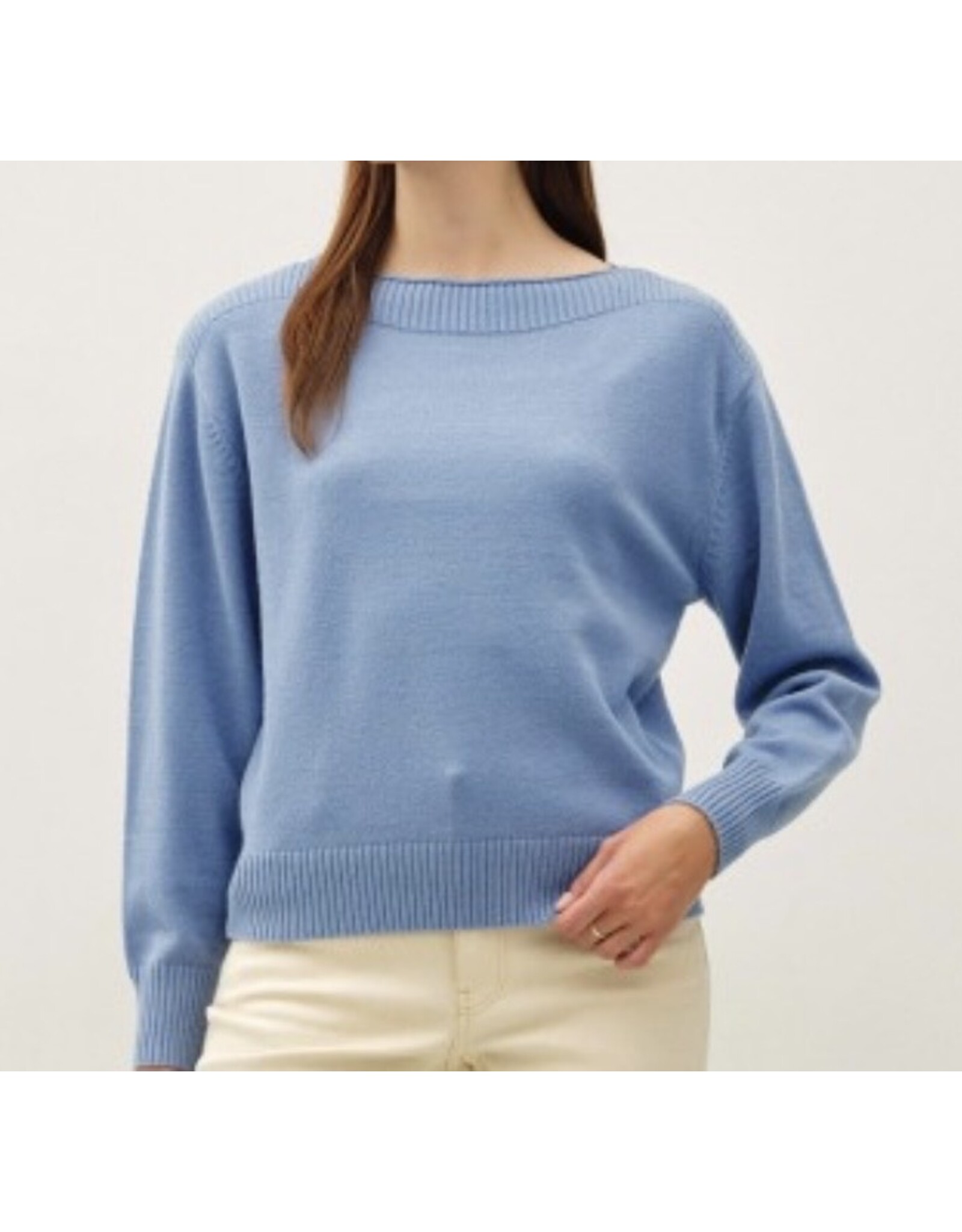 mustard seed Mustard Seed Rib Boatneck Sweater