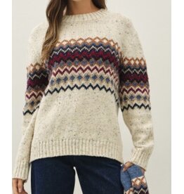 be cool Como Fair Isle Mid Block Sweater