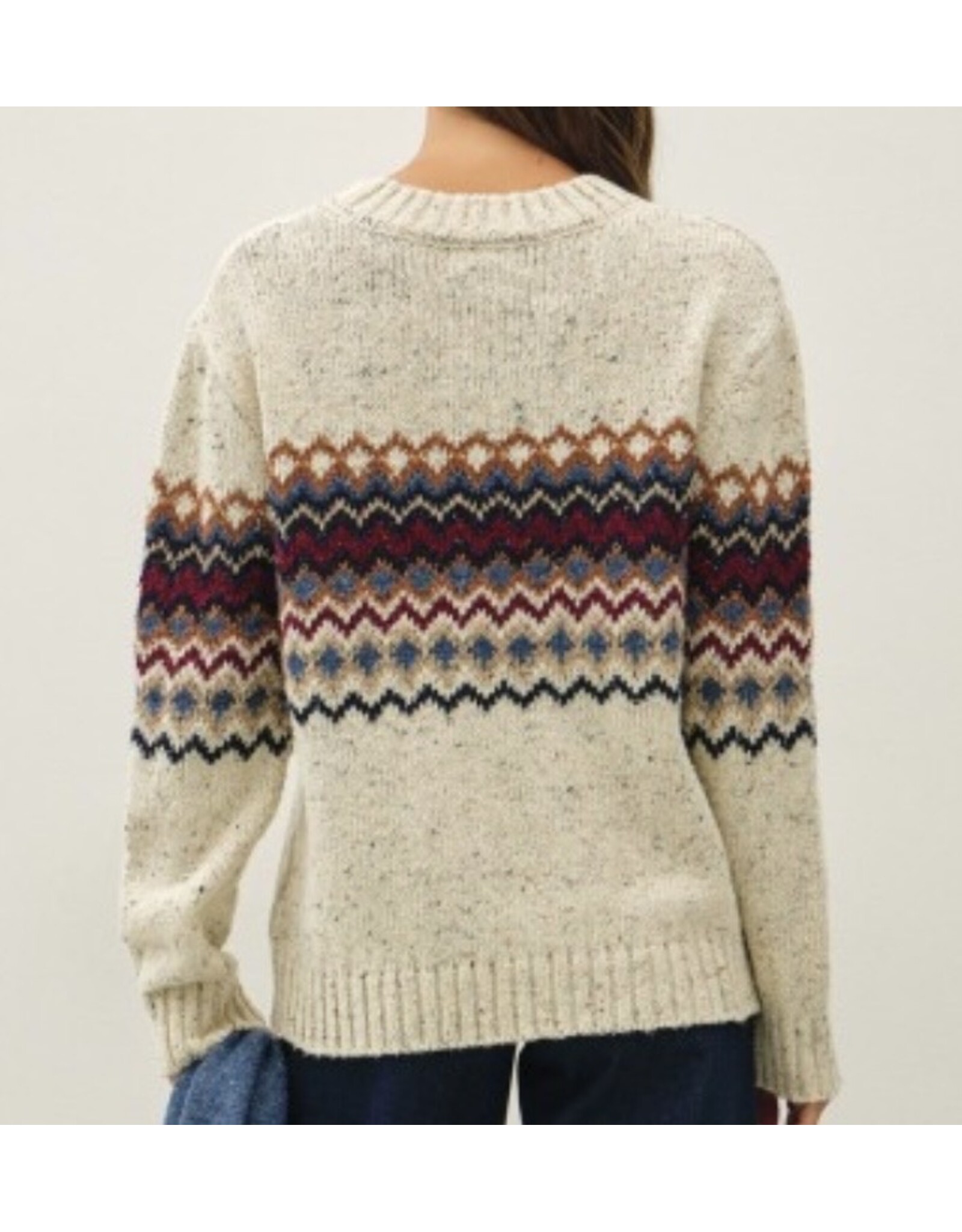 be cool Como Fair Isle Mid Block Sweater