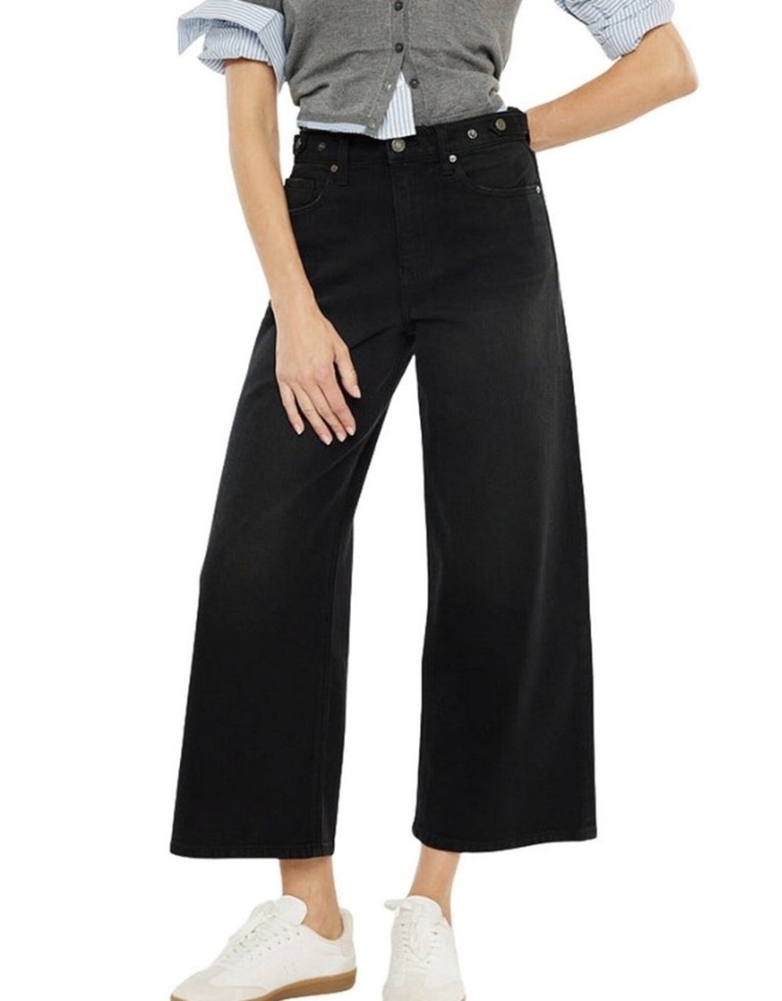 Kancan Ultra HR Crop Wide Leg Black