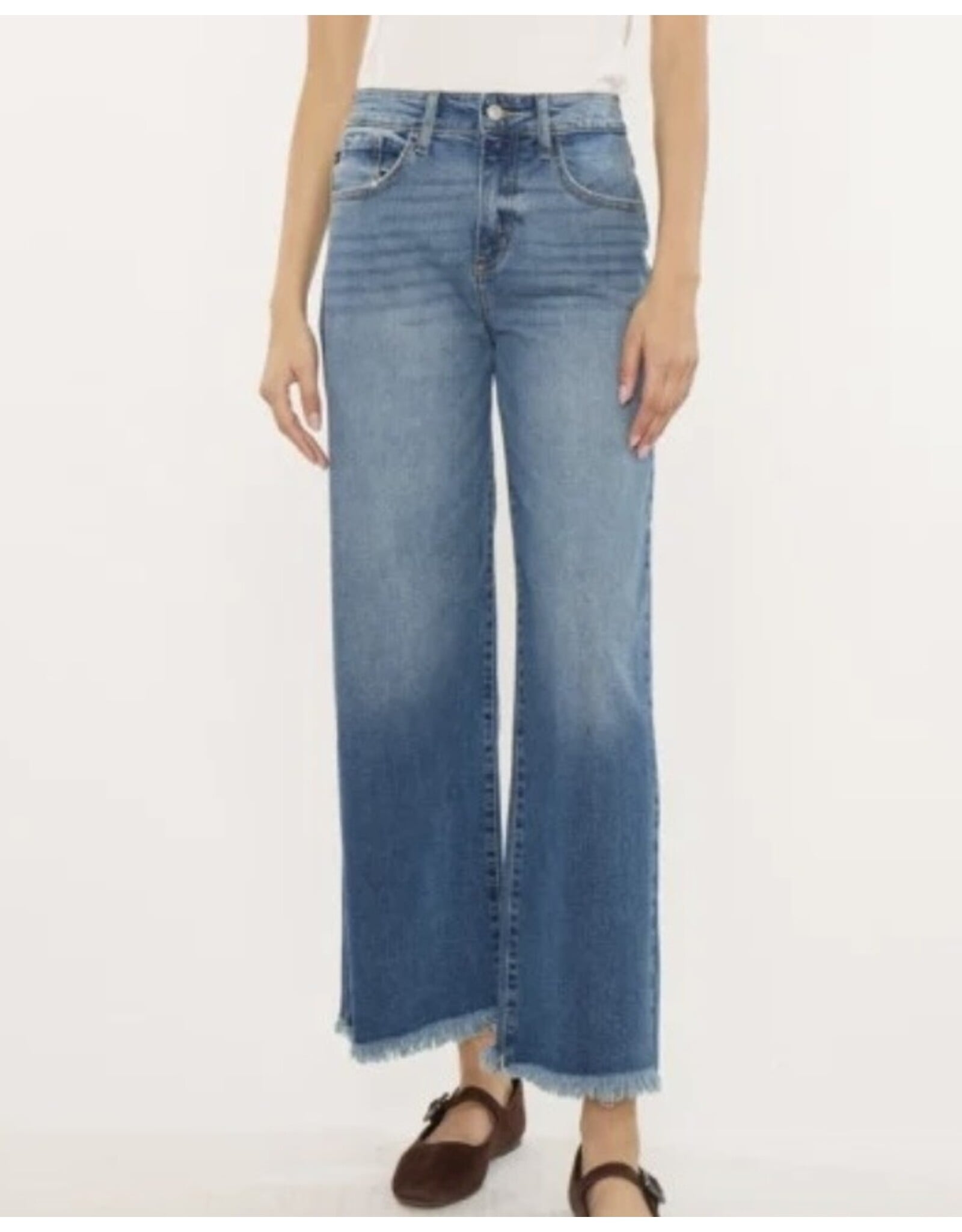 Kancan Crater HR Wide Jeans