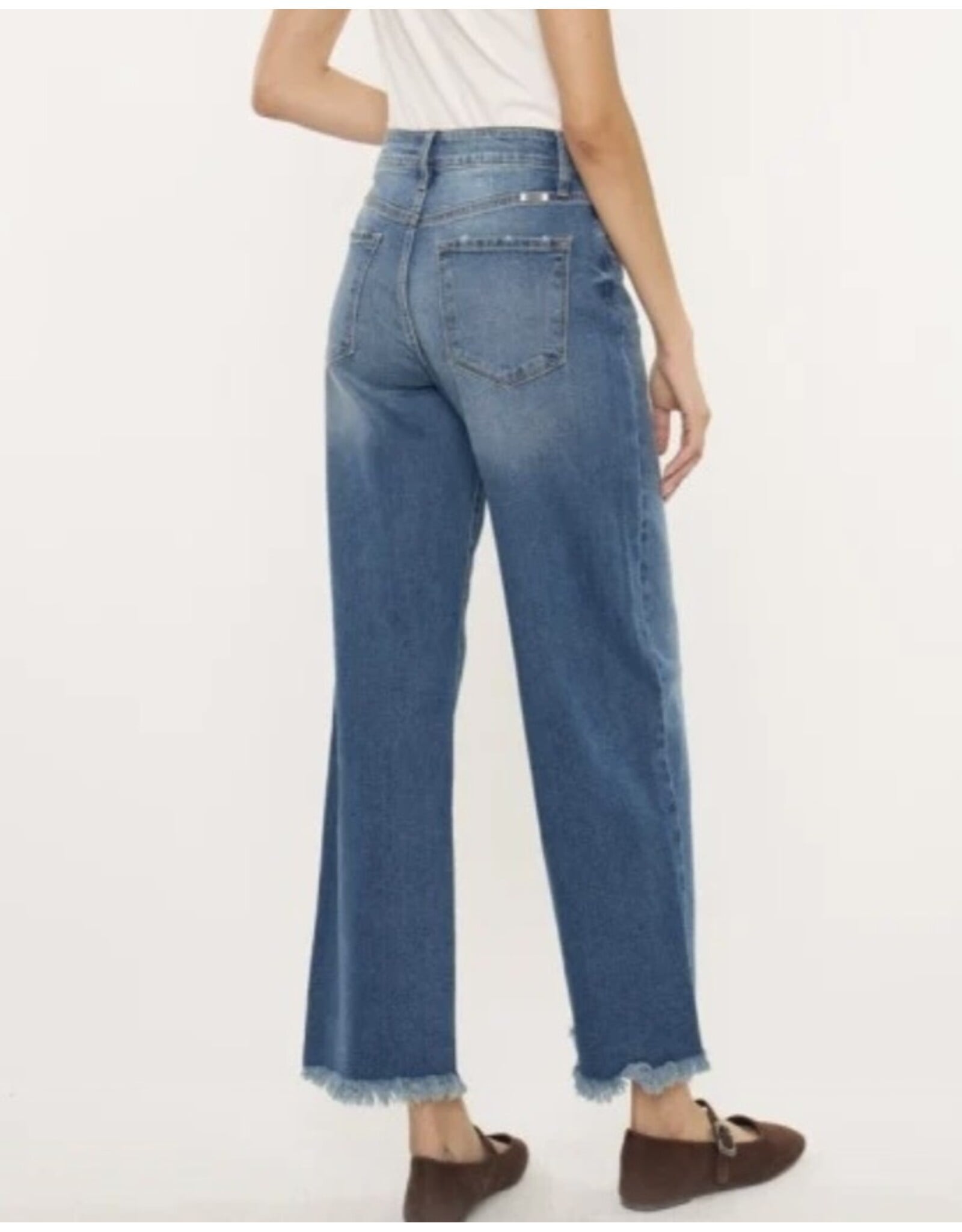 Kancan Crater HR Wide Jeans