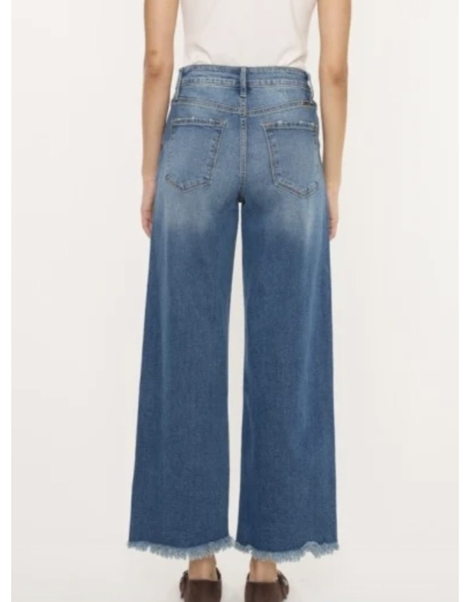 Kancan Crater HR Wide Jeans