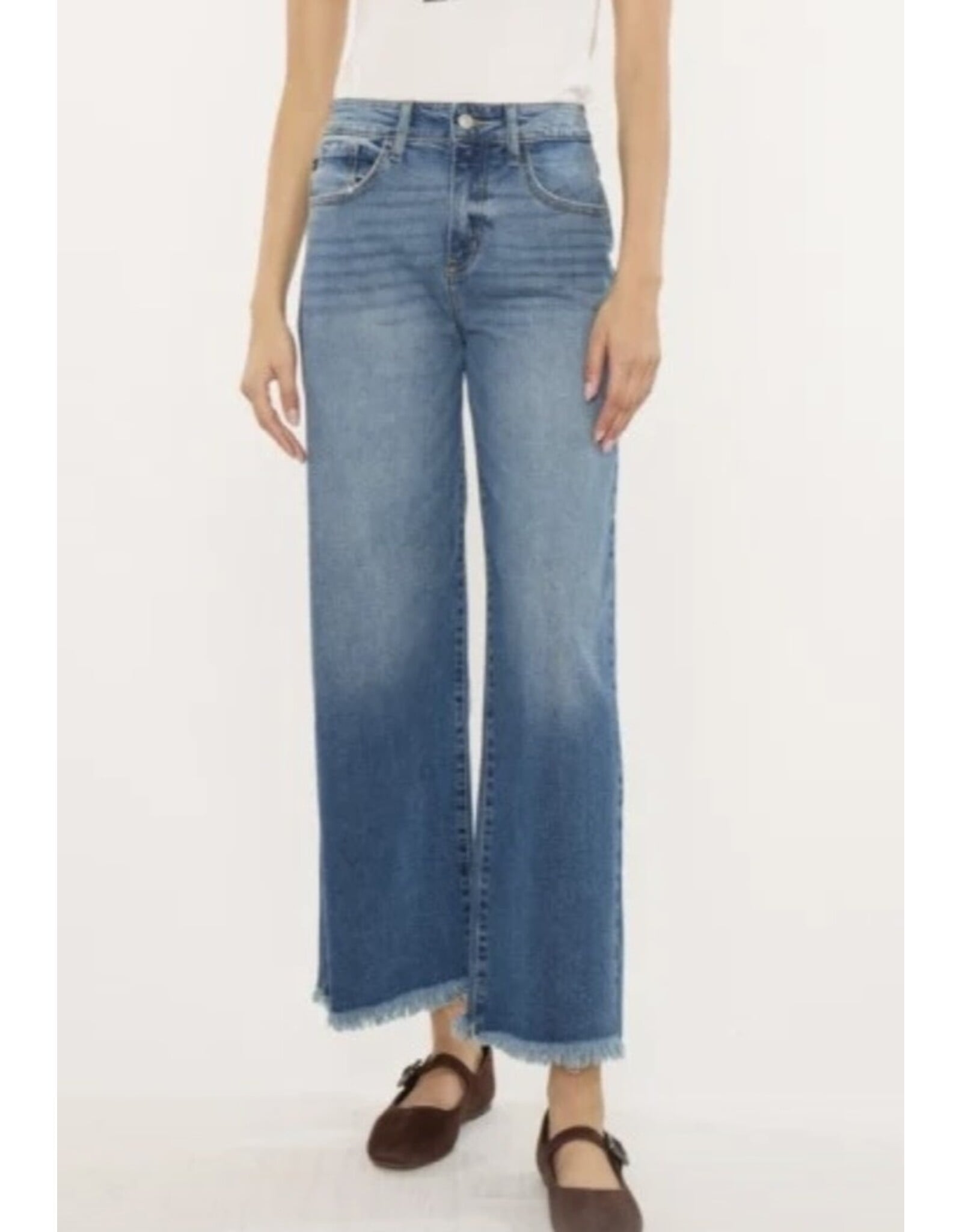 Kancan Crater HR Wide Jeans