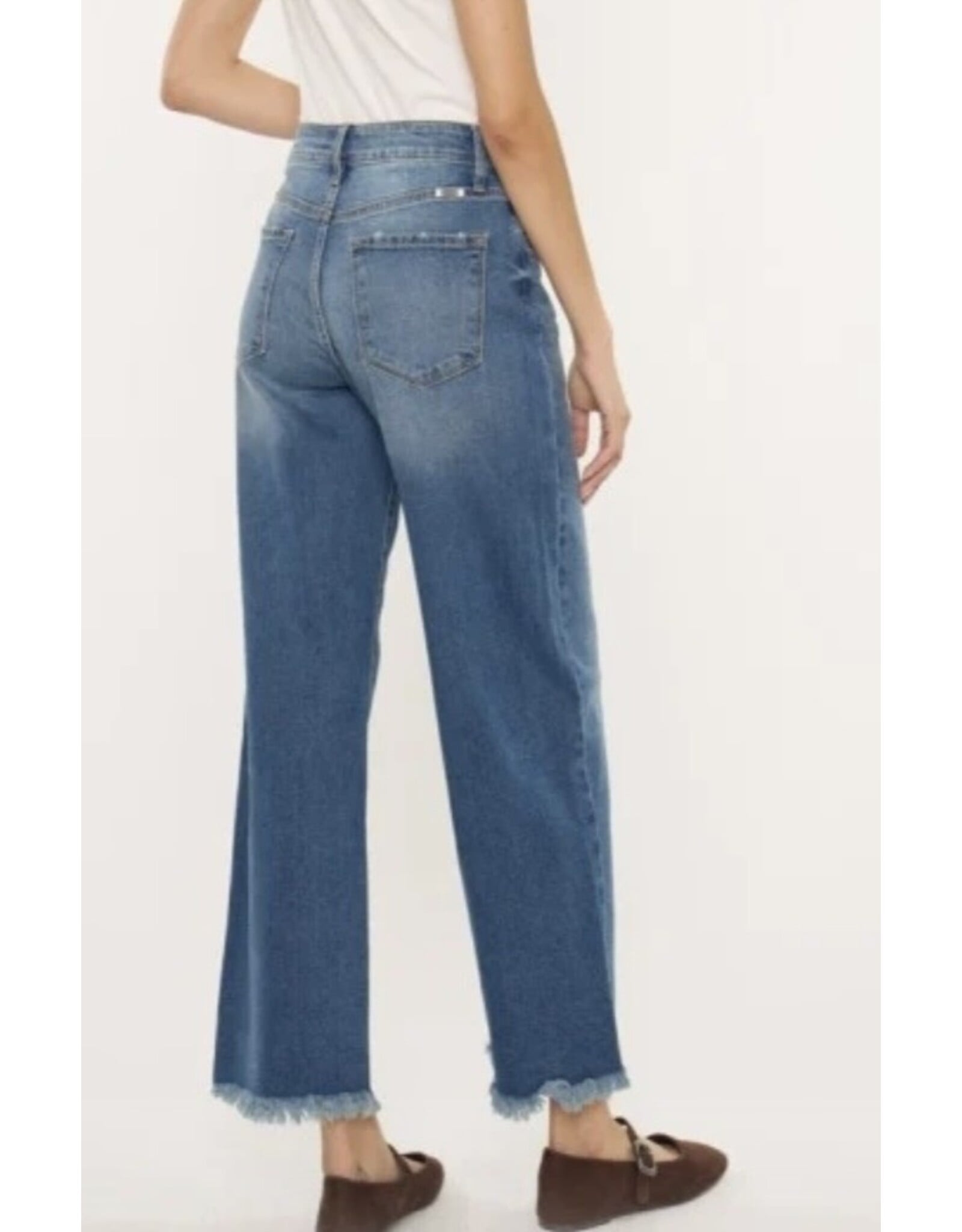 Kancan Crater HR Wide Jeans