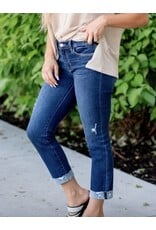 Kancan MR Slim Straight Jeans
