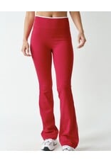 mono b Venice contrast piping flare pants