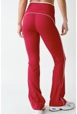 mono b Venice contrast piping flare pants