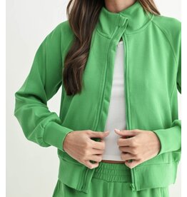 mono b Luxe Sand Wash Rib Zip